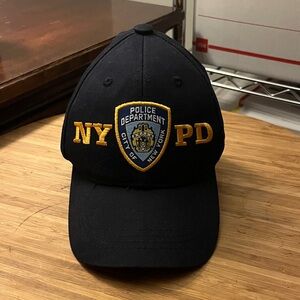 NYPD Junior Kids Baseball Hat Police Department of New York Navy Boys In Blue
